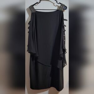 Size L short black cocktail dress